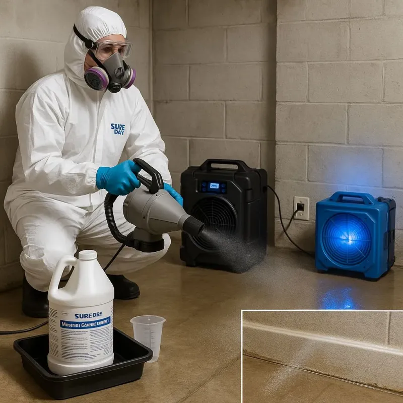 Sanitization and Odor Removal process in Edina, MN